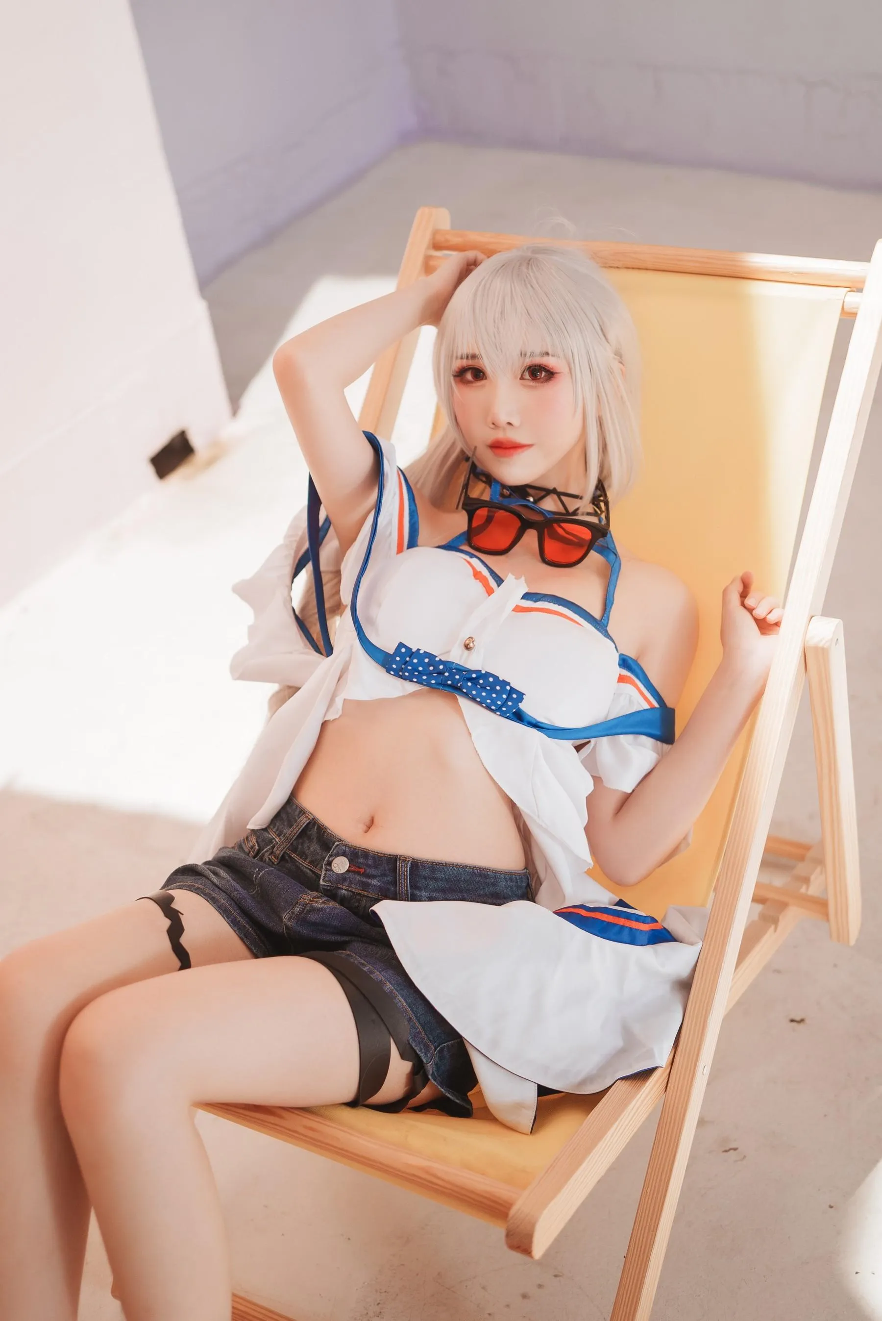 面饼仙儿 – NO.126 斯卡蒂泳装 [18P]插图5
